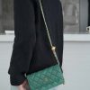 CHANEL 23C金属球手机包 AP3071浅绿
