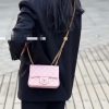 CHANEL 23S 山茶花调节扣方胖子 AS1786粉色