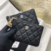 CHANEL 进口球纹卡包 钥匙扣 零钱包 A69253金扣