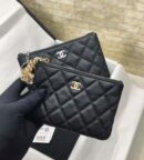 CHANEL 进口球纹卡包 钥匙扣 零钱包 A69253金扣