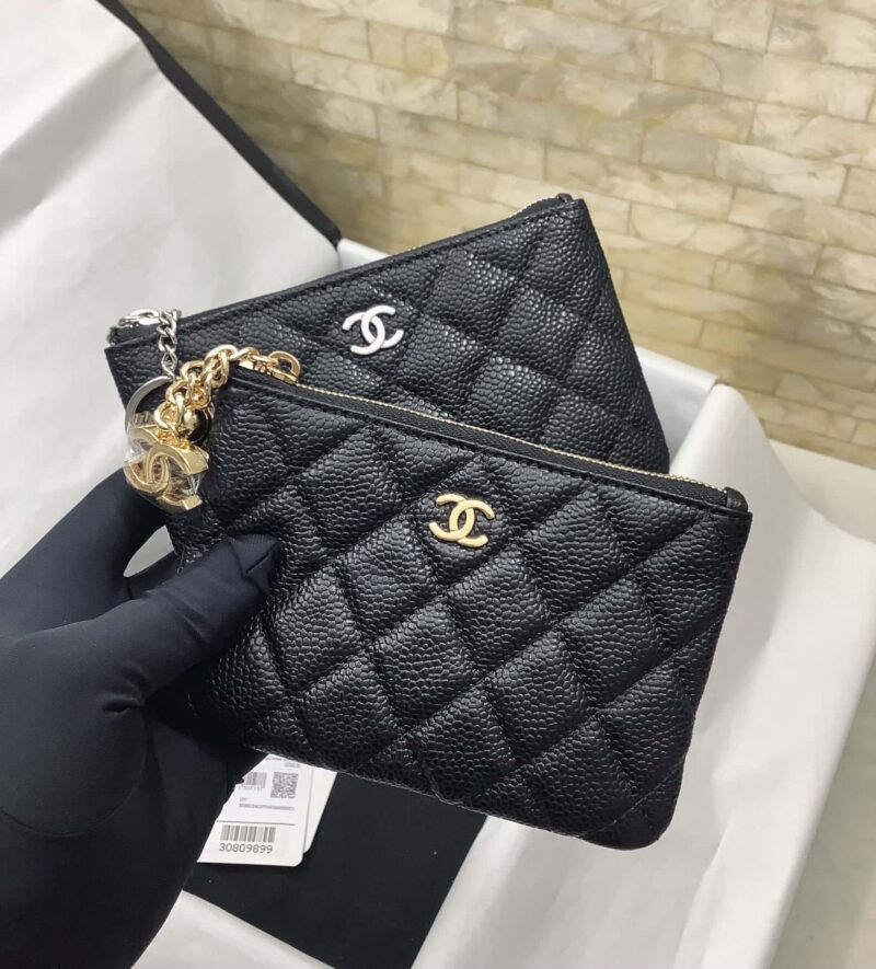 CHANEL 进口球纹卡包 钥匙扣 零钱包 A69253金扣 - Image 2