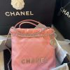 CHANEL 23S 春夏系列 mini 22 bag AS3980粉色