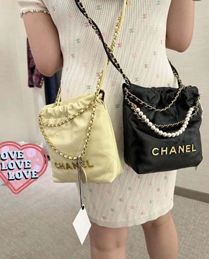CHANEL 23S 春夏系列 mini 22 bag AS3980小鸡黄 - Image 2