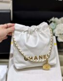 CHANEL 23S 春夏系列 mini 22 bag AS3980白色