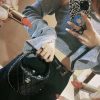 CHANEL 23C 早春度假新款 pouch呼啦圈 AP3095黑色