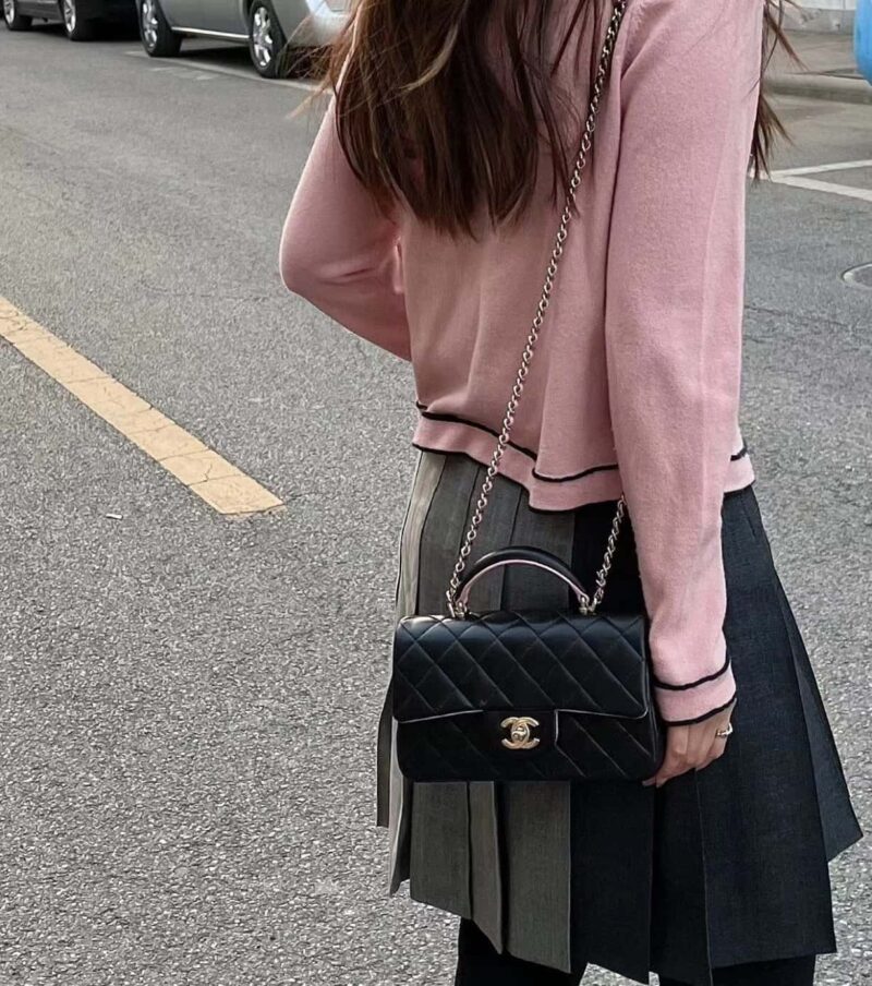 CHANEL 经典之cf mini handle AS2431 - Image 2