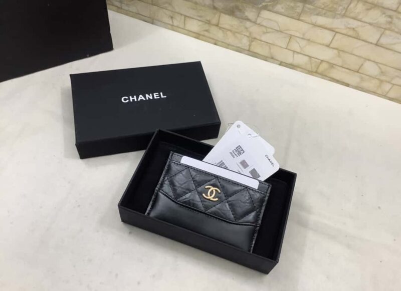CHANEL 经典流浪包系列 胎牛皮拼色卡包 A84386 - Image 2