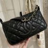 CHANEL Jennie同款火爆中古腋下包 A50920黑色