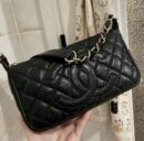 CHANEL Jennie同款火爆中古腋下包 A50920黑色