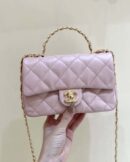 CHANEL 23S 春夏系列 CF手柄大mini AS4023粉色