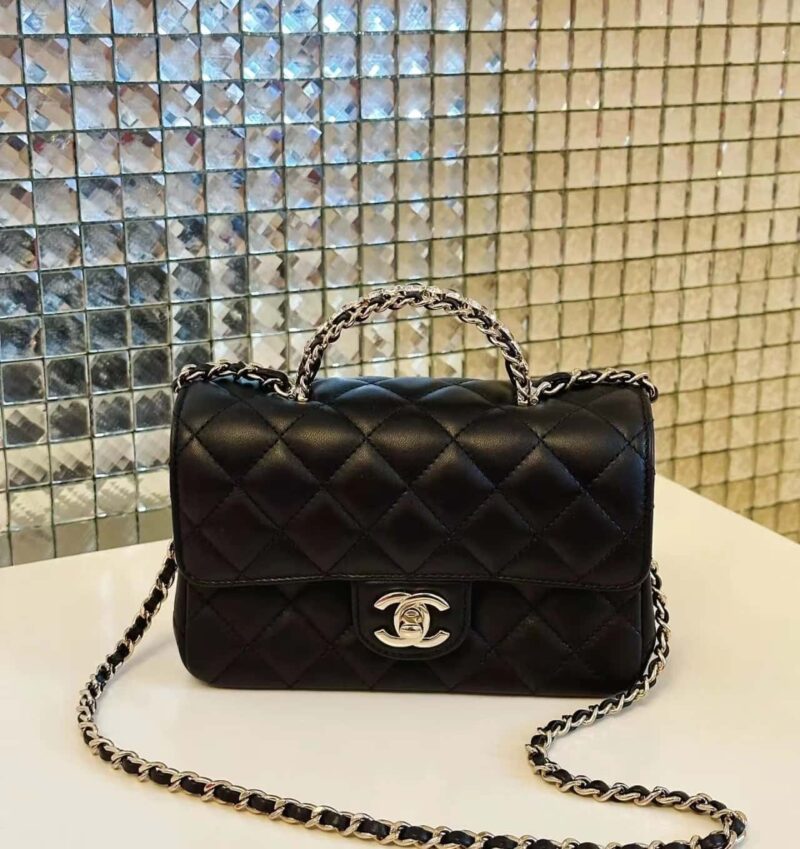 CHANEL 23A 高级手工坊系列 CF水钻手柄大mini AS4023 - Image 2