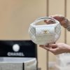 CHANEL 23B 秋冬预告系列 荔枝皮呼啦圈 AP3467白色