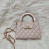 CHANEL 23K 秋冬系列 Kelly包 AS4416粉色