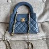 CHANEL 23K 秋冬系列 Kelly包 AS4416兰色