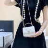 CHANEL 2022cc 春夏系列 珐琅手柄小挎包 AP2758白色
