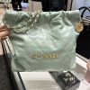wsxc1699367760875_0.jpg CHANEL 23c 新款22手袋 AS3260薄荷绿🌿正品尾皮小号