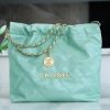 wsxc1699367774834_0.jpg CHANEL 23c 新款22手袋 AS3260薄荷绿🌿正品尾皮小号