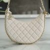 CHANEL 23p月亮/月牙包 AS3917奶杏色