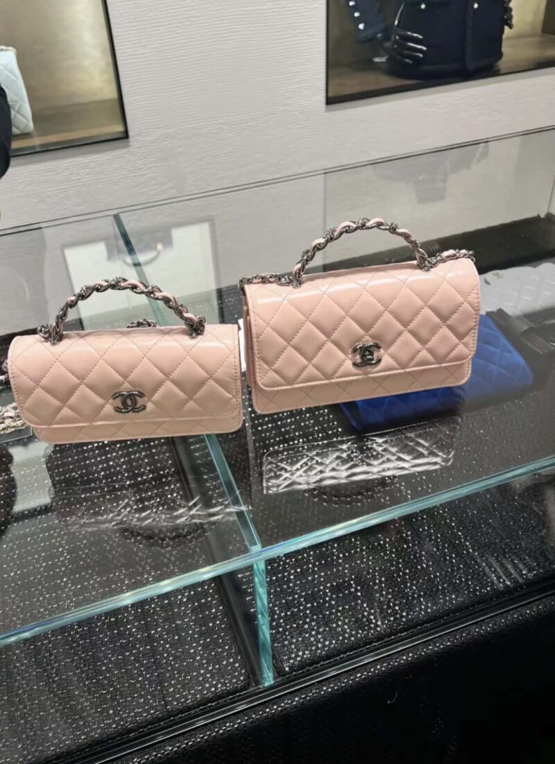 CHANEL 23K 新款水钻手柄woc AP3645粉色 - Image 2
