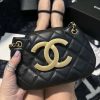 CHANEL 24C 早春度假系列 大双C复古邮差包 AS4609黑色