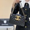 CHANEL 24C 早春度假系列 大双C复古tote购物包 AS4603
