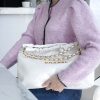 CHANEL 24C横版22手袋 AS4486白色金扣