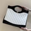 wsxc1703781346897_0.jpg CHANEL 23A 高级手工坊系列 31bag 大号 AS1010白色