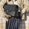 CHANEL 24C 新款“超大号CF”黑色 AS4661