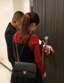 CHANEL 𝗖𝗙 𝗖𝗹𝗮𝘀𝘀𝗶𝗰 𝗙𝗹𝗮𝗽中号经典口盖包 黑羊金⚜️正品皮 A01112