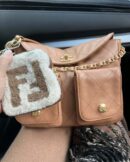 CHANEL 24P 春夏预告系列大爆款hobo复古包 AS4743焦糖色