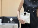 CHANEL 24S mini 31bag油蜡羊皮 AS4133白色