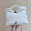 wsxc1715786898978_3.jpg CHANEL 24S mini 31bag油蜡羊皮 AS4133白色
