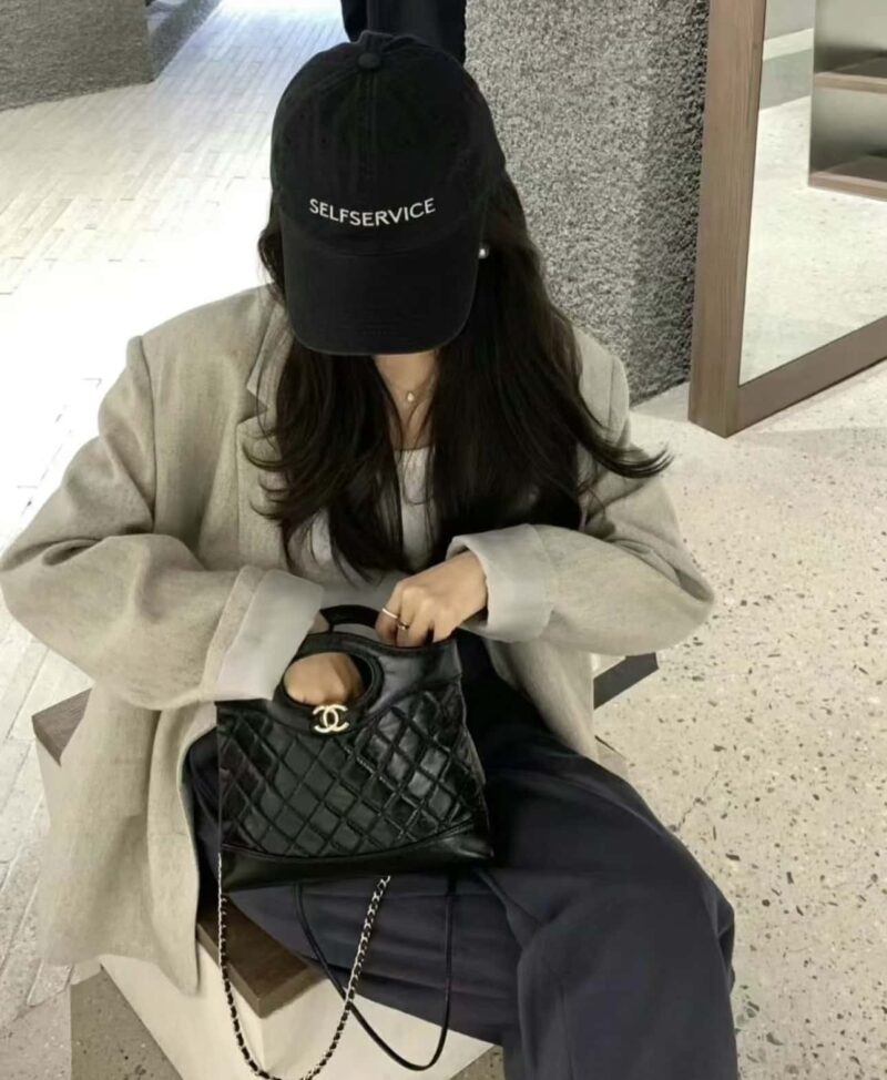 CHANEL 24S mini 31bag油蜡羊皮 AS4133黑色 - Image 2