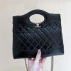 CHANEL 24S mini 31bag油蜡羊皮 AS4133黑色