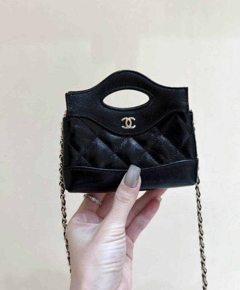 CHANEL 24S 春夏系列 超迷你小废包 AP3875黑色