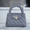 𝗖𝗛𝗔𝗘𝗡𝗟✦ 24A高级手工坊 Kelly手柄包 大号 深灰色🐘AS4416