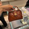 CHANEL 24A高级手工坊 Doctor医生包 小号 焦糖 AS4958