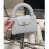 CHANEL 24S 新色 Kelly手柄包 大号 冰川蓝 AS4416