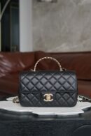 CHANEL 𝟮𝟰𝗔新款CF Mini 麦穗手柄款🌾AS4924
