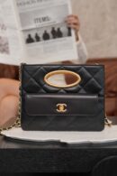 CHANEL 24B 高级手工坊 晚宴包 黑色 AS5038 B17663 94305