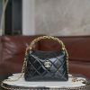 CHANEL 24b 新型粗链手柄 饭盒包 黑色🖤AP4189 B17675 NZG79