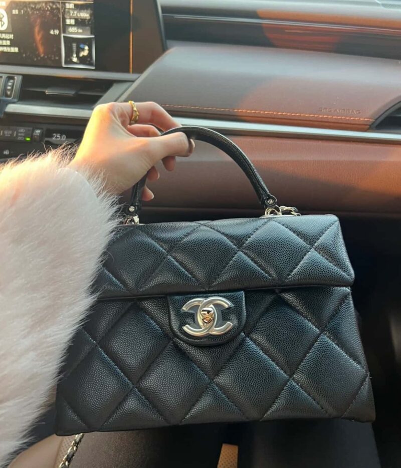 CHANEL 24p 手柄kelly盒子 黑色小号 AS4711 - Image 2