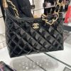 𝐂𝐡𝐚𝐧𝐞𝐥 𝟮𝟰𝗮高级手工坊 Hobo黑色 大号 正品皮 AS4923