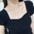☑️TIFFANY&Co.蒂芙尼满钻桃心爱心项链