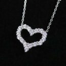 ☑️TIFFANY&Co.蒂芙尼满钻桃心爱心项链