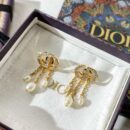 DIOR迪奥CD珍珠流苏耳钉耳环