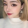 CHANEL香奈儿双c珍珠耳钉耳环