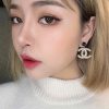 CHANEL香奈儿双c珍珠耳钉耳环