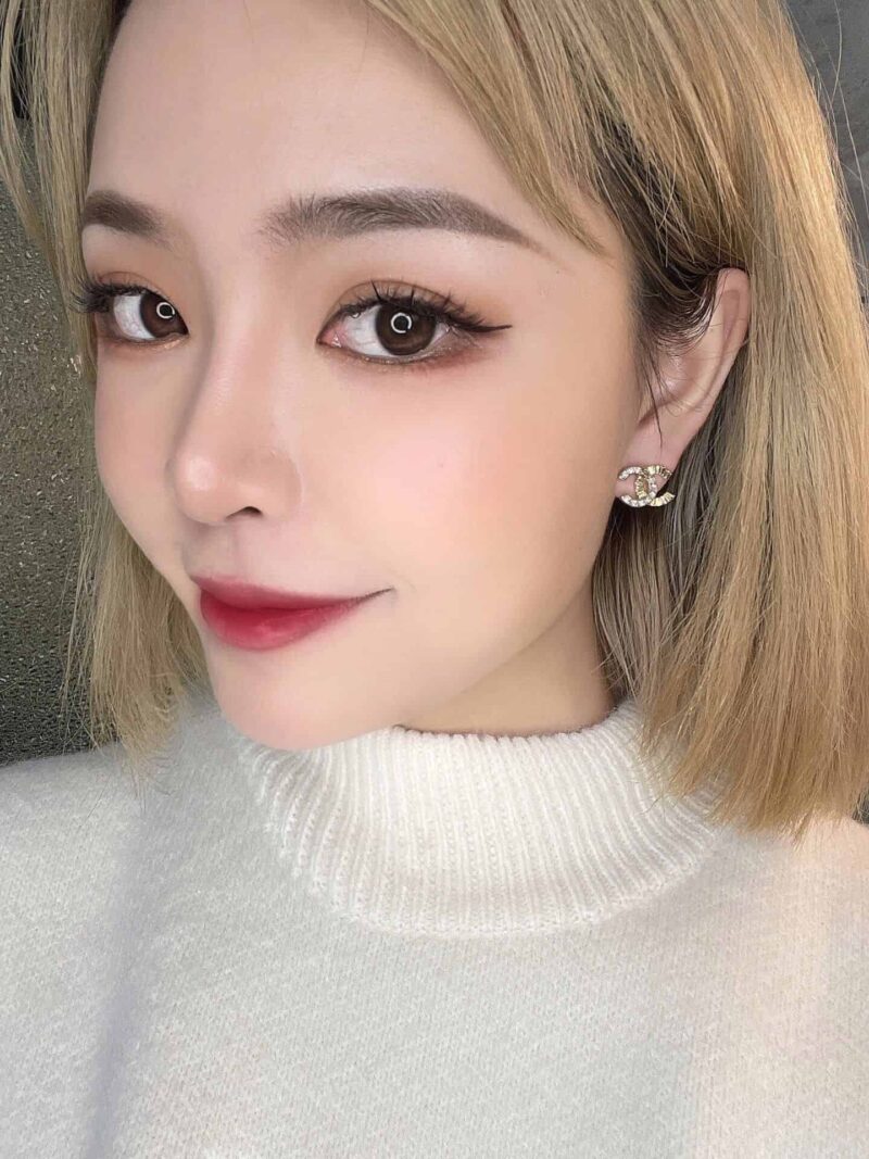 CHANEL香奈儿双c耳钉耳环 - Image 2