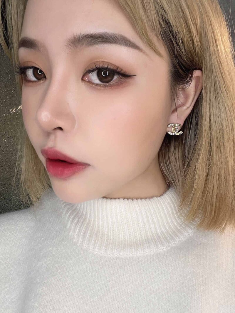 CHANEL香奈儿双c耳钉耳环 - Image 3